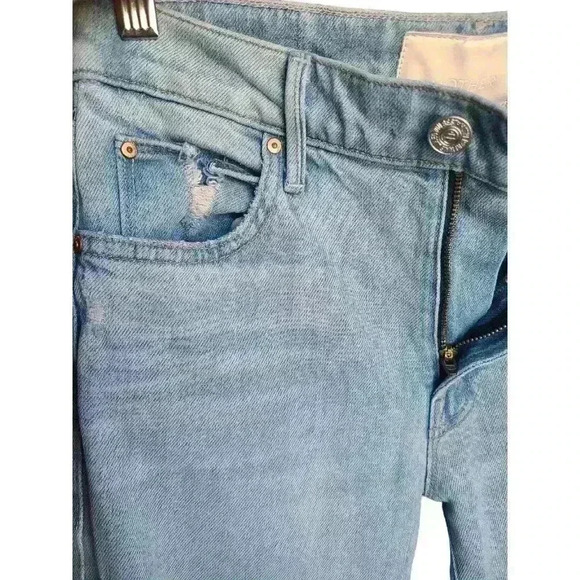 MOTHER Superior The Rascal Ankle Undone Hem Vacation Temptation Jeans Size 26 - Picture 5 of 10